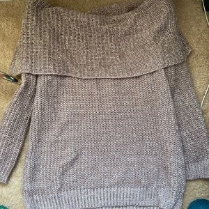Off the shoulder sweater